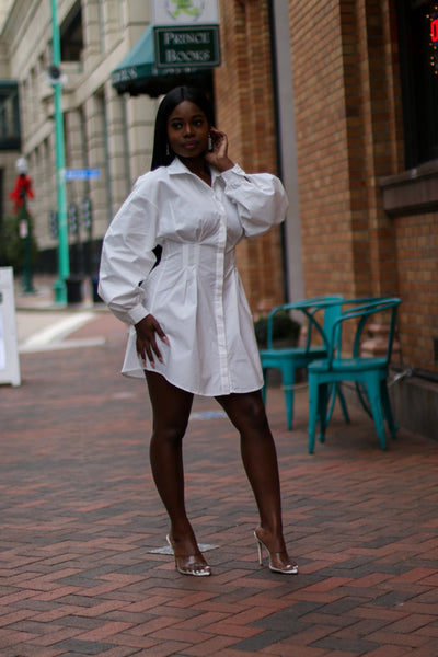 Pretty Please Shirt Dress