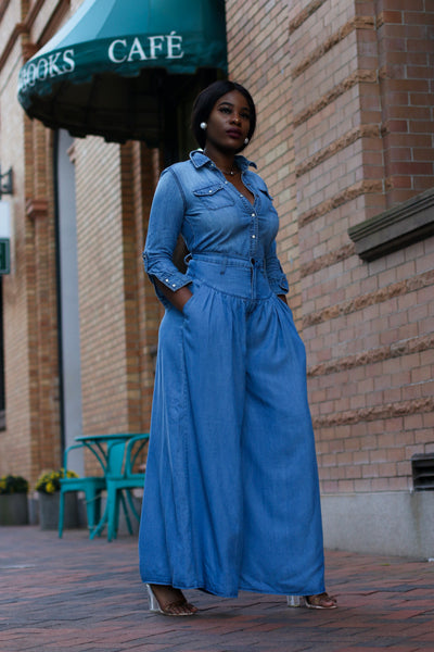 Super Wide Leg Denim Pant