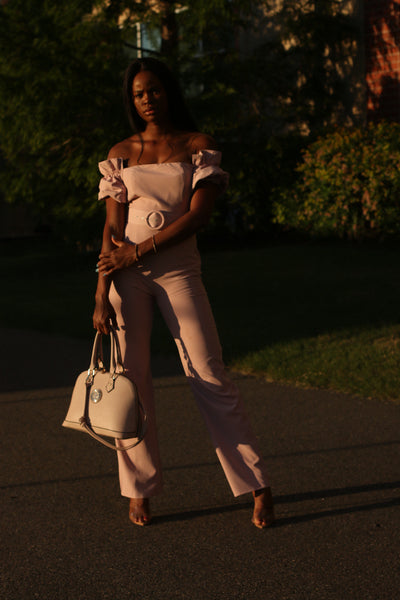 Mauve Out the Way Jumpsuit