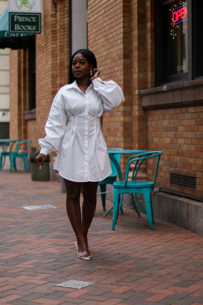 Pretty Please Shirt Dress